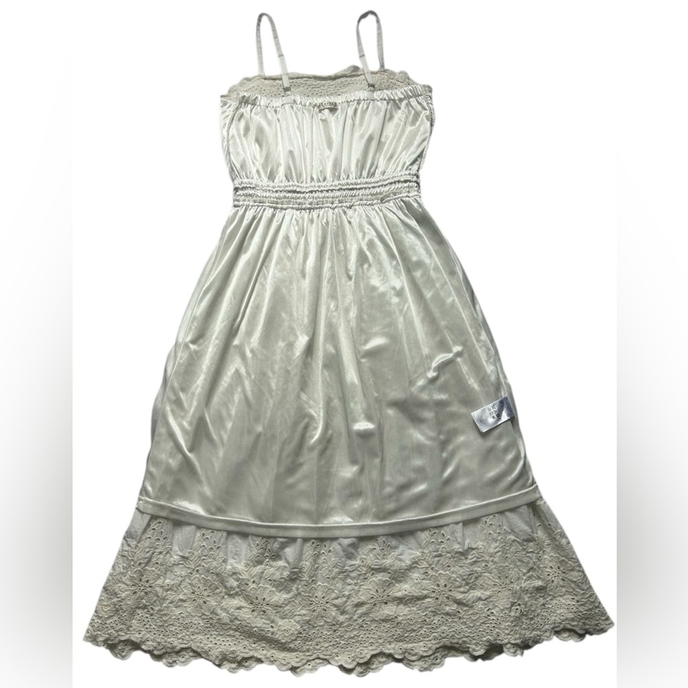 AXES FEMME Women’s Embroidered Camisole Waist Ribbon Dress Size: M - Picture 9 of 10